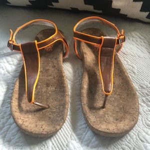 Michael Kors cork sandals size 5 (fits like 6)